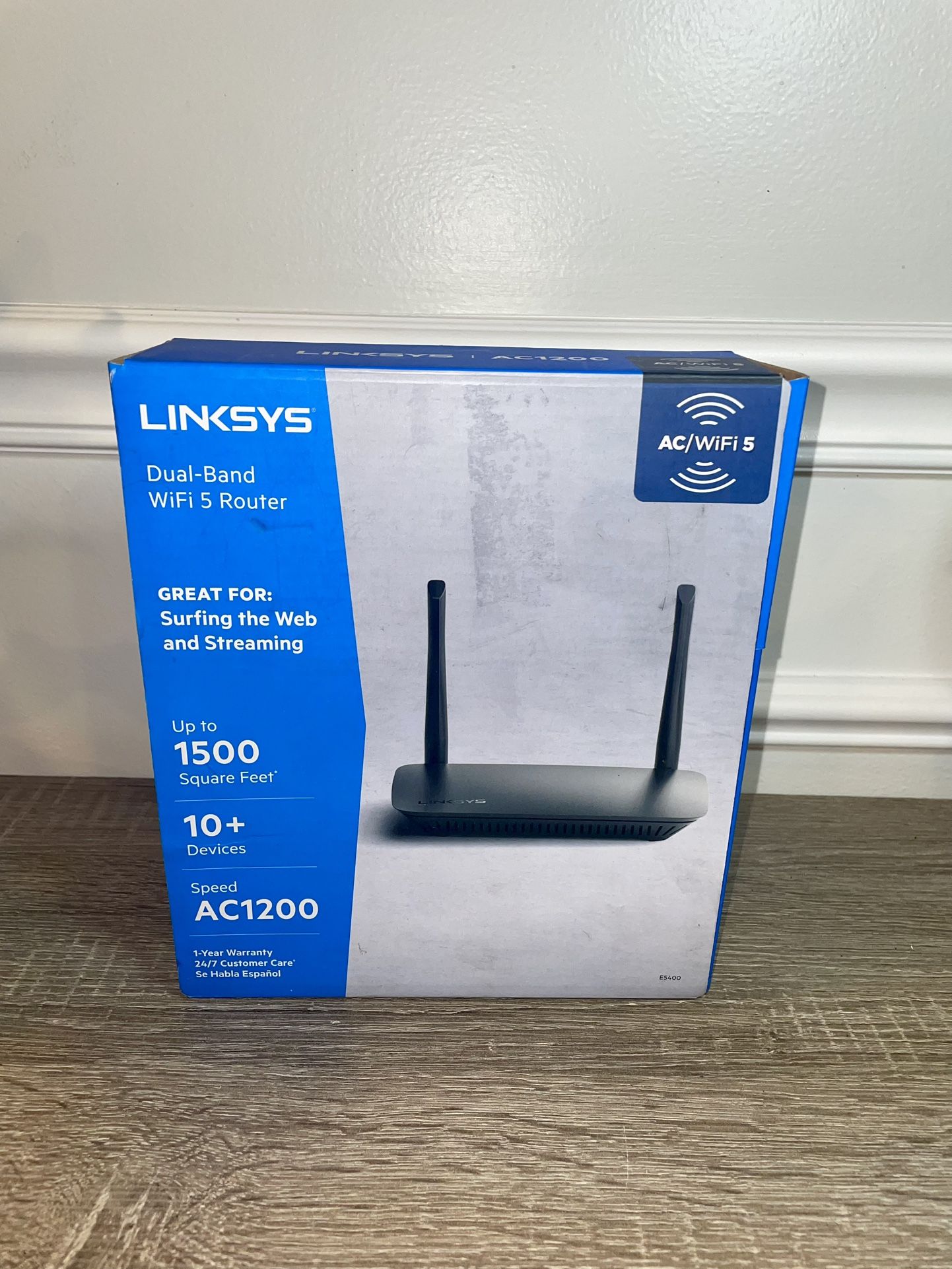 Linksys E5400 WiFi 5 Router Dual-Band AC1200 Black…(#17)
