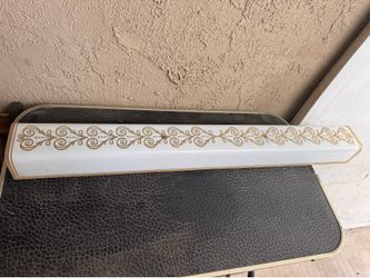 Old style bathroom light cover decor ( Only Glass, No Hardware )