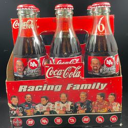 NEW  #44 Kyle Petty 1996 Coca-Cola Collectible 6 Pack 8 oz Bottle  #44 Kyle Petty Coca-Cola Racing Family & Original Carrier EVC OBO