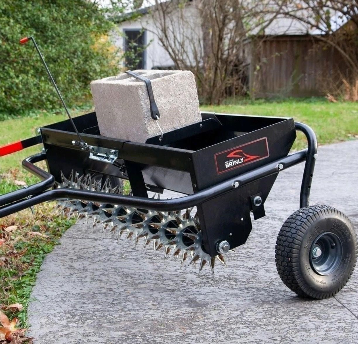 Tow Behind Combination Aerator Spreader Brinly As2-40bh-p