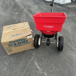 Brand New Commercial EarthWay EV-N-SPRED 100lb Broadcast Spreader. You Must Pickup