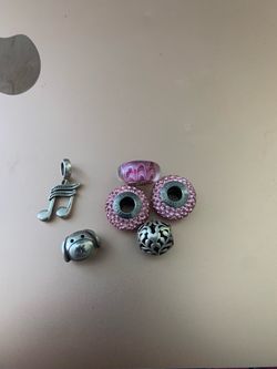 Pandora/Chamilia bracelet charms lot bundle