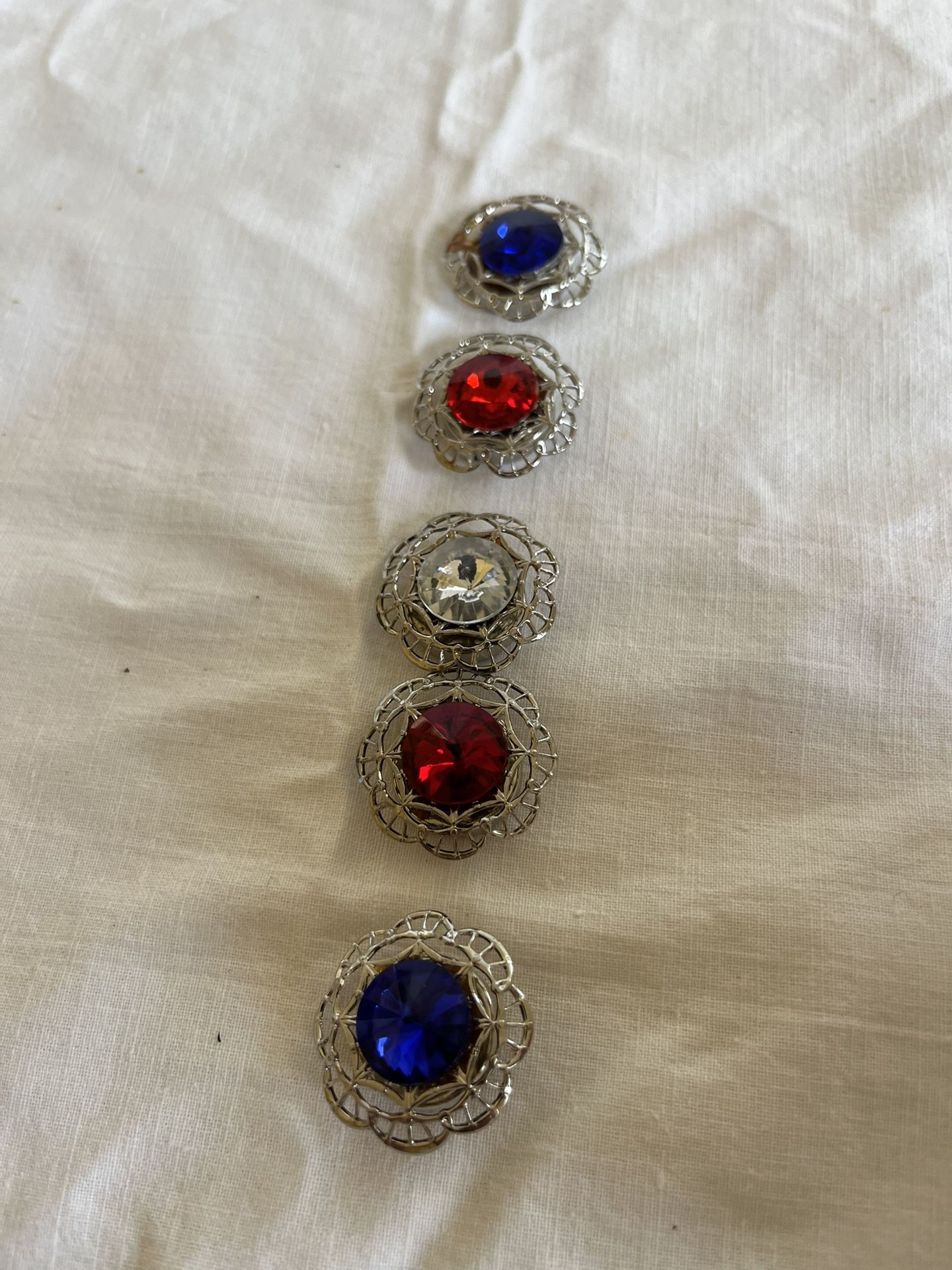 Rhinestone Button Covers