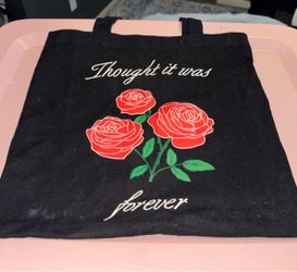 Black Rose Tote Bag