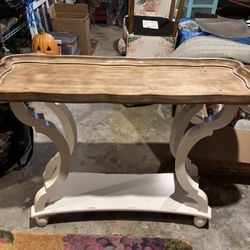 Farmhouse Style Console Table