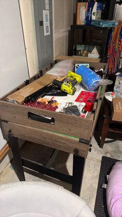Foos ball table