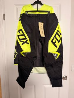 FOX Legion Motocross Jersey & Pants Set – Neon Yellow