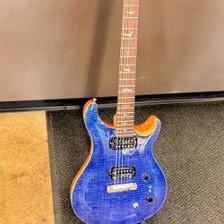 PRS SE Paul’s 6 string electric guitar faded blue w case no trades pick up in Tacoma 