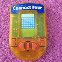 Connect Four 4 Electronic Handheld Game Console - 1995 Milton Bradley