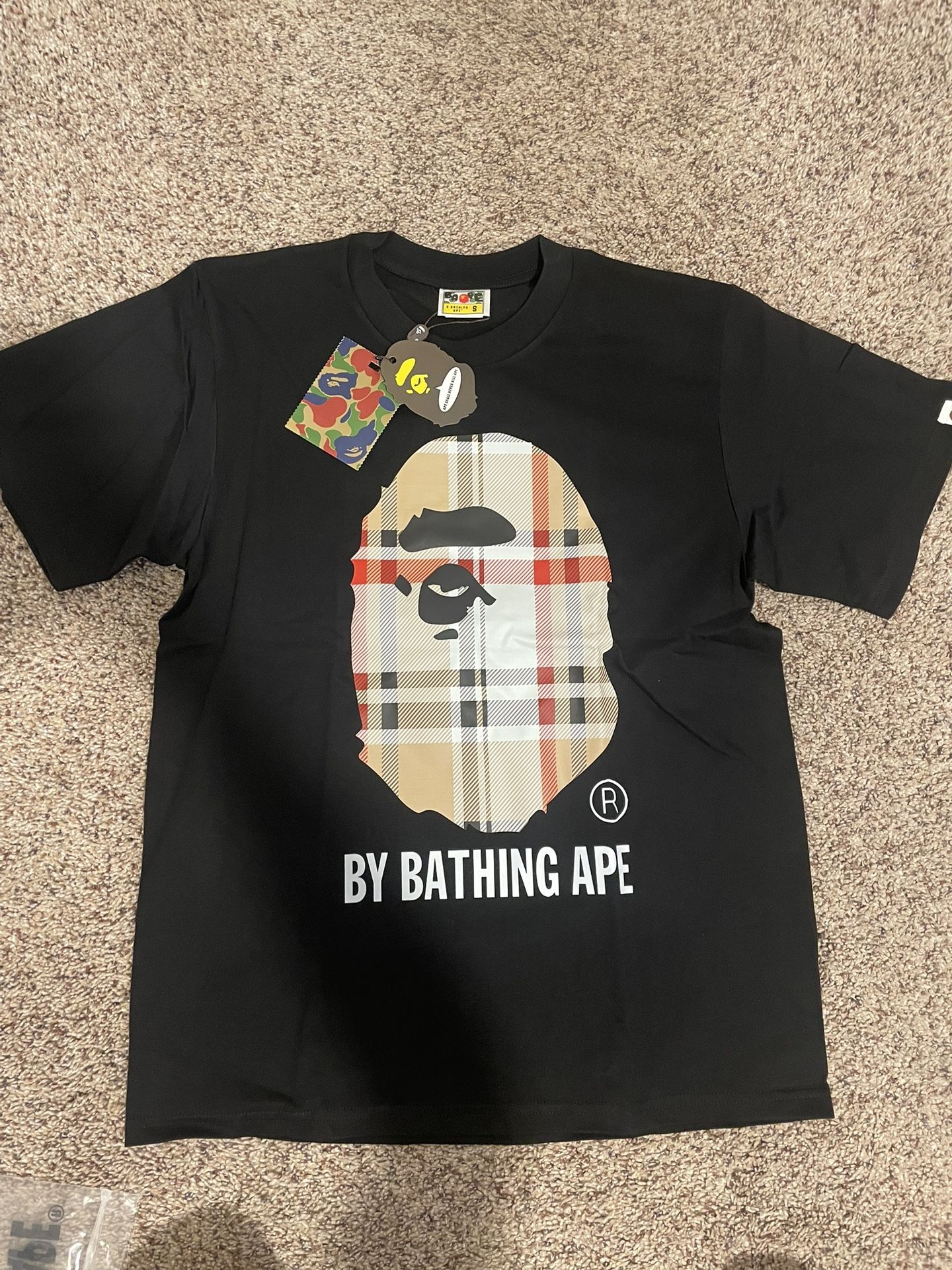 Burberry X Bape Tees Size S