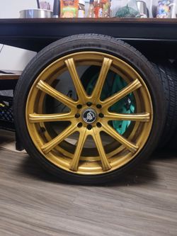 SET OF FOUR 18" RIMS & TIRES!!