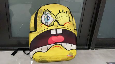 Sprayground book pack good condition limited edition sprayground x sponge bob eyes included