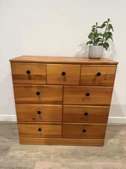 RESOURCEFUL dresser - 9 drawers - pine - rustic - cottage -  delivery available
