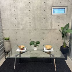 CONTEMPORARY MODERN DINING TABLE (DELIVERY AVAILABLE) 