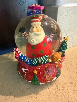 Cute Christmas snow globe