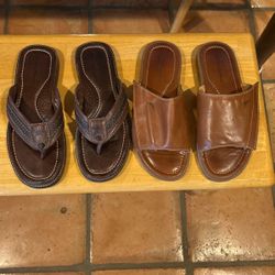 2 Pair Of Tommy Bahama Men’s Sandals - Size 11