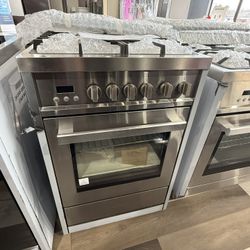 🔥 Stainless Steel Gas Range with Convection Oven 🔥