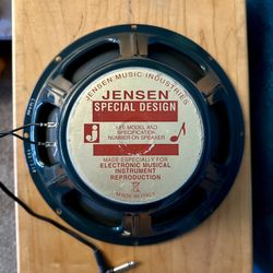 Jensen C12N Vintage Ceramic 12" 50-Watt 8ohm Guitar Speaker 2015