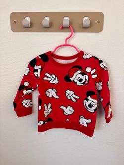 Disney Mickey Mouse Holiday Sweatshirt 18M