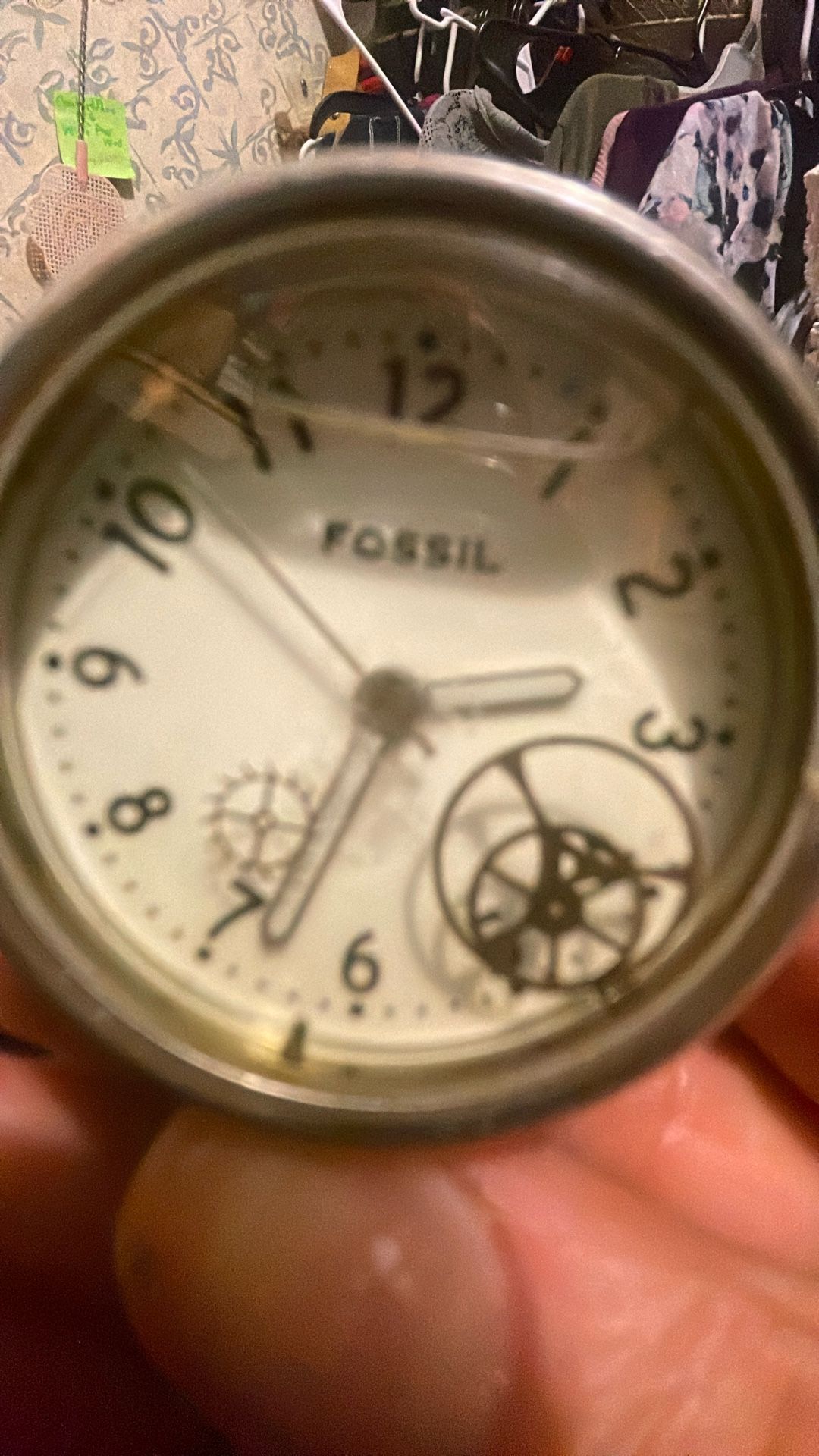 Men’s Silver Fossil Bubble Watch 