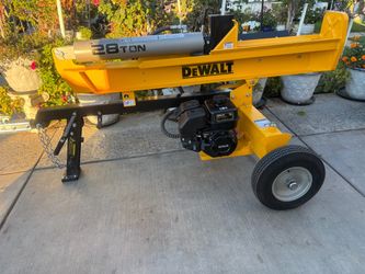 28 Ton 196cc 6.5HP Kohler Engine Horizontal/Vertical Full Beam Hydraulic Log Splitter, Auto Return/Integrated Log Cradle