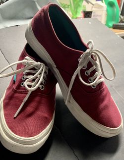 Vans Sneakers Red Size 6.5men/8women