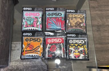 Brand new 6 pairs PSD Men Boxer Briefs Size Medium