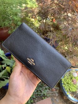 BLACK COACH WALLET