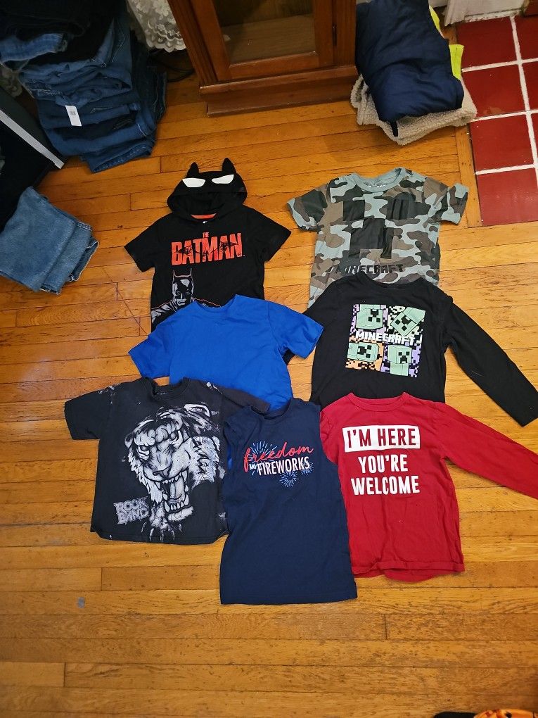 Lot Of Boys Shirts Size 7