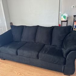 Black Sofa Hardly Used