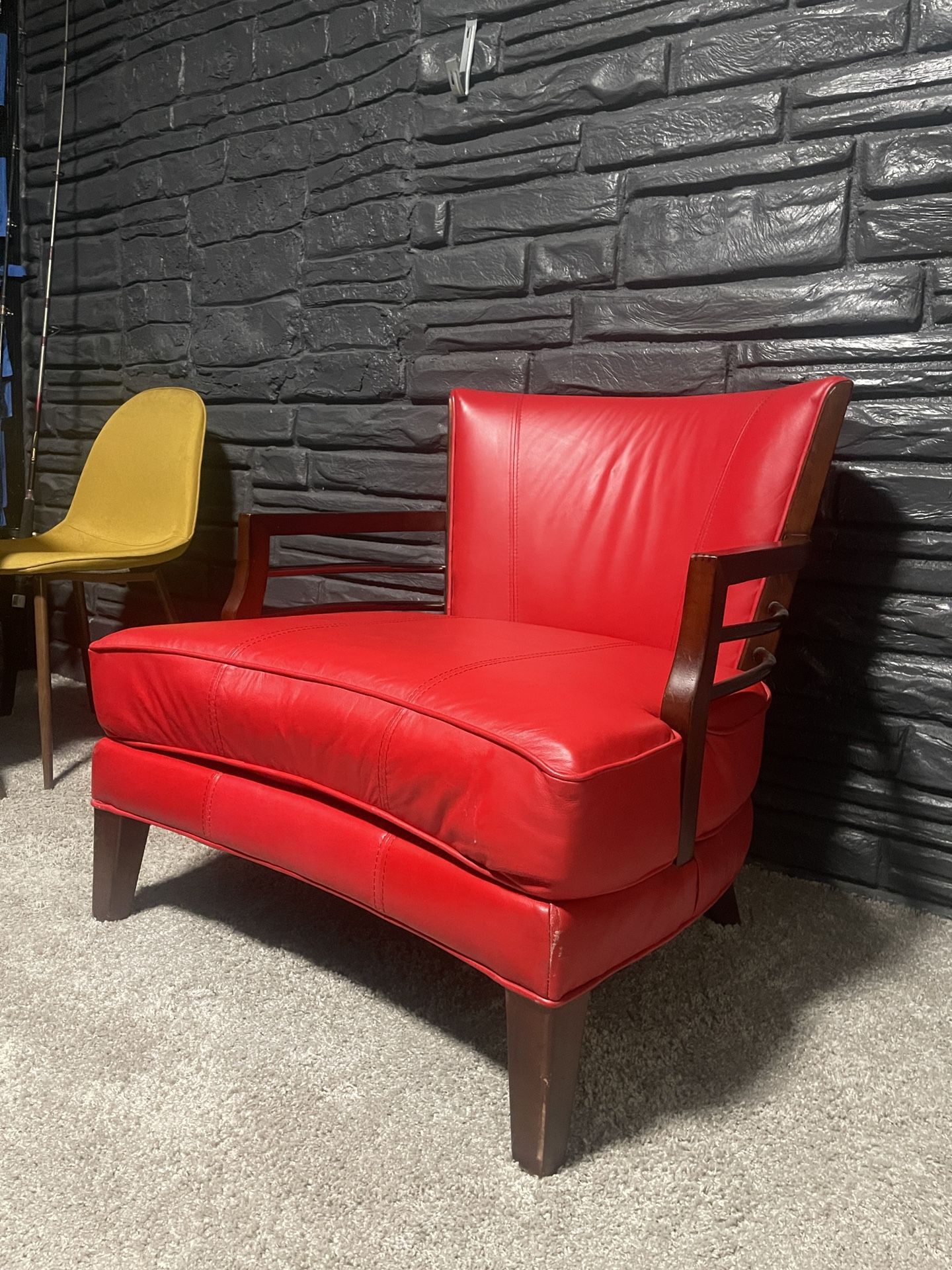 Red Leather Chair