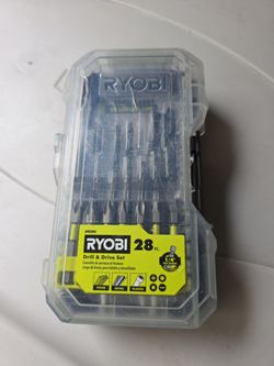 RYOBI 28PC. DRILL & DRIVER SET PRICE IS FIRM
