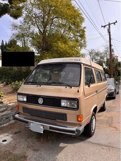 SALVAGE TITLE: 1986 Vanagon Westfalia Camper Van