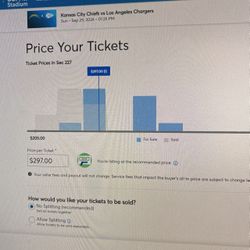 Chargers Vs Chiefs Tickets