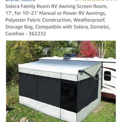 17 ft Solera Outdoor RV Living room 