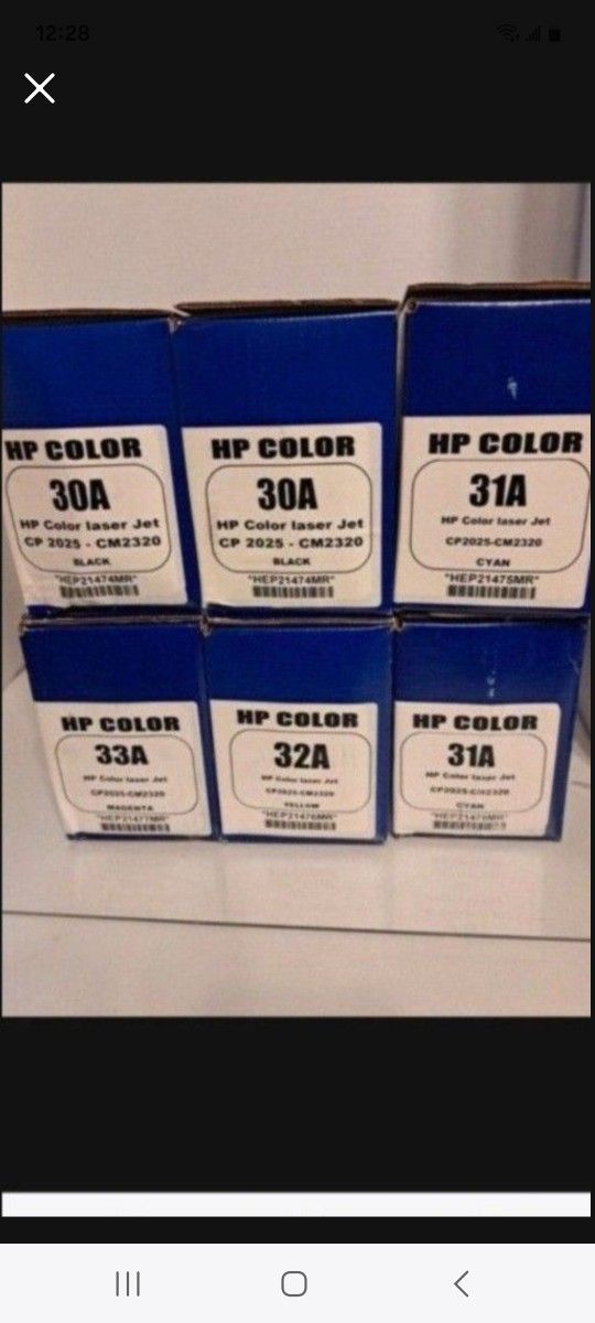 HP Color Laser Jet 2-CP2025 -CM2320 Ink