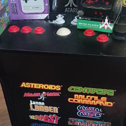 Arcade 1up Atari 12 In 1 Asteroids Centipede Deluxe Edition  And 2 My Arcades
