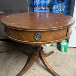 Antique Drum Table 