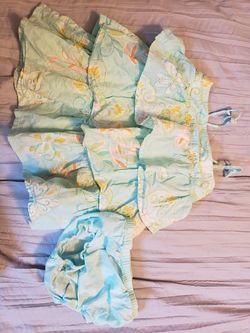 Baby Gap 18/24 Months Green Floral Dress