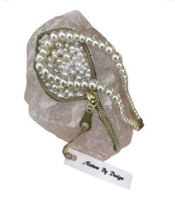 Beautiful Handmade Zipper Rose Quartz