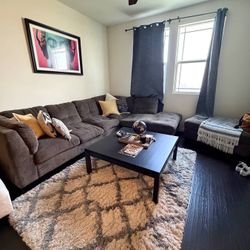  Living Room Set (Couch, Ottoman, Etc) MUST SELL ASAP 