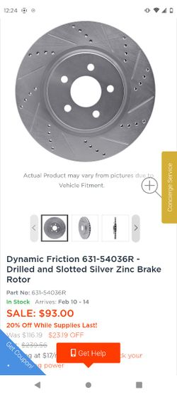Mustang ,Svt,Gt,Cobra,Saleen,Roush,Mach1 Drilled Slotted Rotors