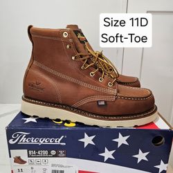 Thorogood Soft Toe Work Boots Size 11D