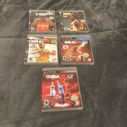 PlayStation3 (NBA 07 ,NBA 08 , #NBA 2k10 ,2k12 ,2k13)