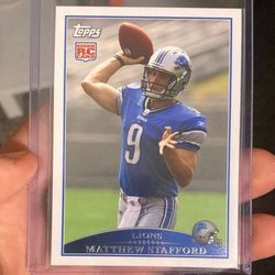 2009 Topps Football #430 Matthew Stafford Rookie Card