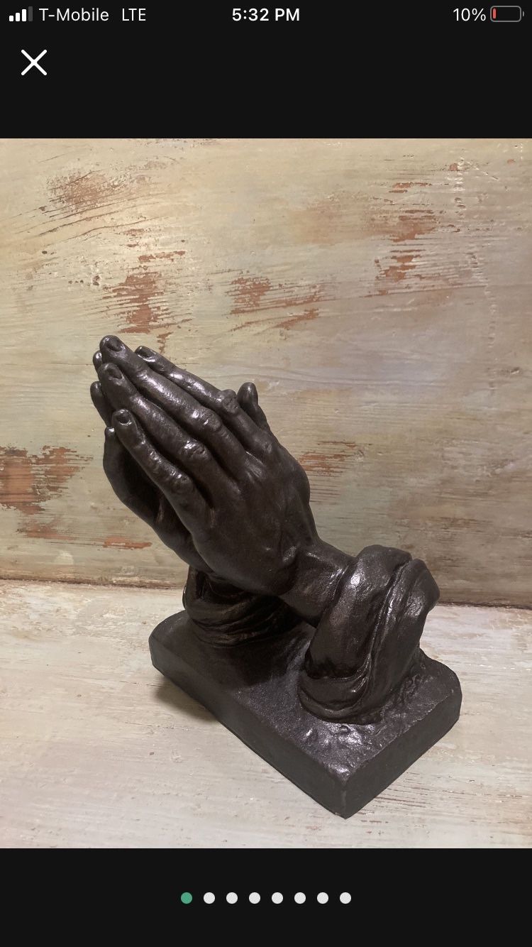 Praying Hands Statue Can Ship 