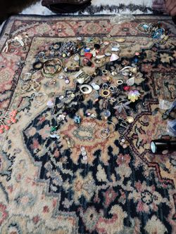 Earrings and bracelets and necklaces