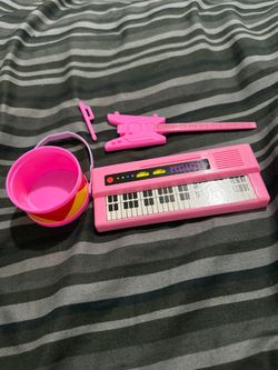 Mattel Barbie 1992 Vintage Barbie Musical Instruments Preowned Incomplete #7562