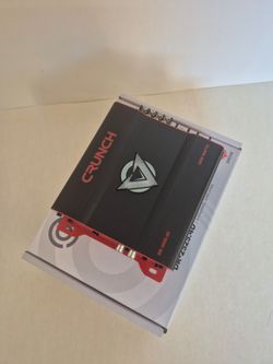CRUNCH 2525 WATTS 4 CHANNEL BUILT IN CROSSOVER CAR AMPLIFIER
