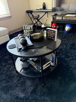 Black Glass Coffee Table